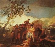 Francisco de Goya Blind Man Playing the Guitar oil painting picture wholesale